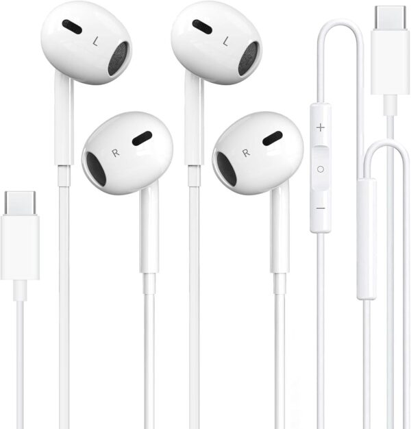 Wired USB-C Earphones with Microphone